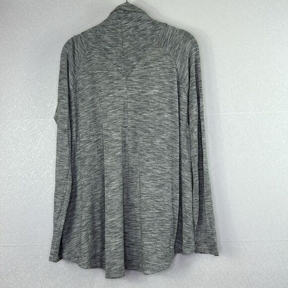 Athleta Nirvana Wear Two Ways Marl Gray Heather Wrap S - Picture 5 of 5
